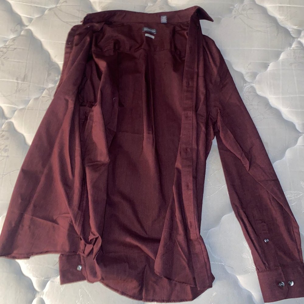 Men's Red Button Down